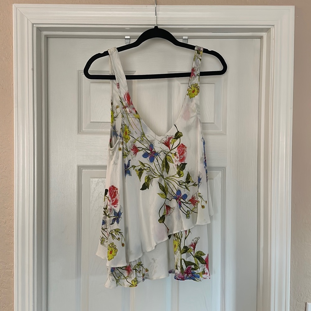 Free People Floral Tank (M)